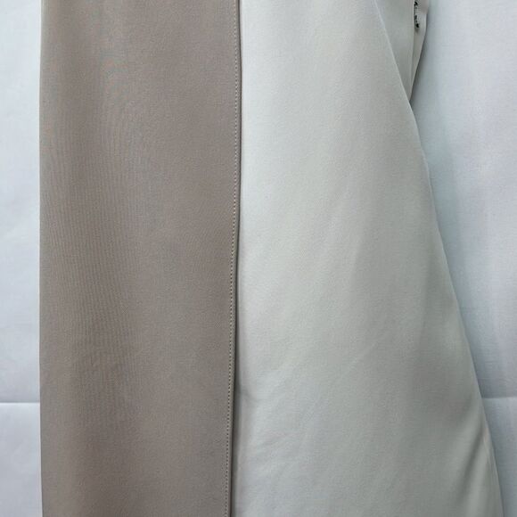 Milly cream and beige color block shift dress size 6 - Picture 7 of 14